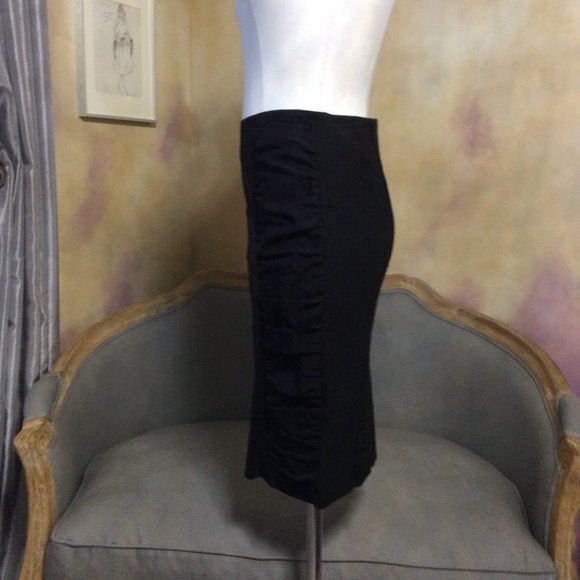 Ruched stretch pencil skirt, size 7 - Picture 4 of 7